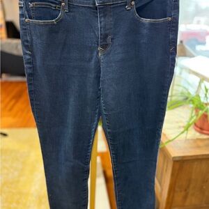 Gap 32r Legging Jean Dark Blue Skinny Women's Jeans Gap